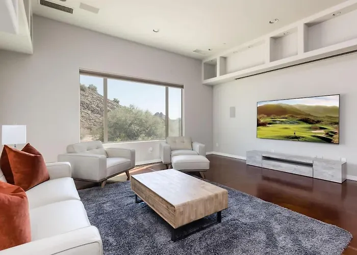 Luxury Mountain Estate-pool-spa-bbq+bar-fire Pit Dom wakacyjny Scottsdale